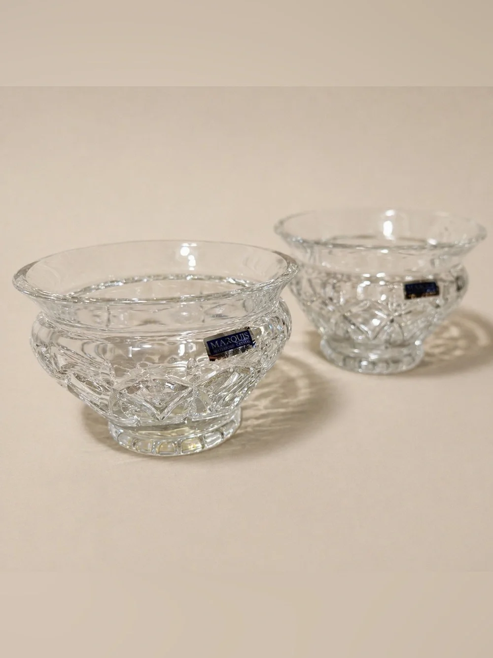 Lot 2 Vintage Waterford Marquis Glenbrook 5.5